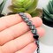 4, 20 or 50 Pieces: Hematite Heart Spacer Charm Beads - Double Sided